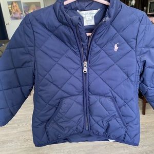 Baby girls Ralph Lauren puffer jacket. 24 months. Never worn.